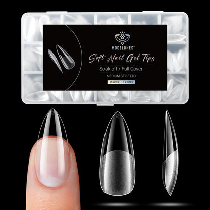 modelones 9 in One Gel Nail Glue Brush On Nail Glue 15 ml for Tips, Rhinestones, Base Coat, Blooming Art Gel Kit for Press on Nails Acrylic Tips U V Lamp Needed 2Pcs