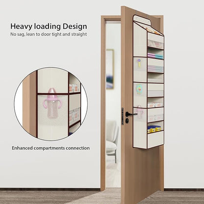 Univivi 1 Pack Over The Door Organizer, Non-Tilting Over The Door Organizer