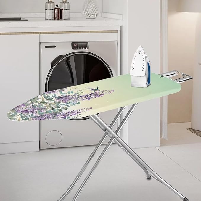 Hummingbird Lavender Ironing Board Cover Heat Reflective Anti-dust, Soft Fabric