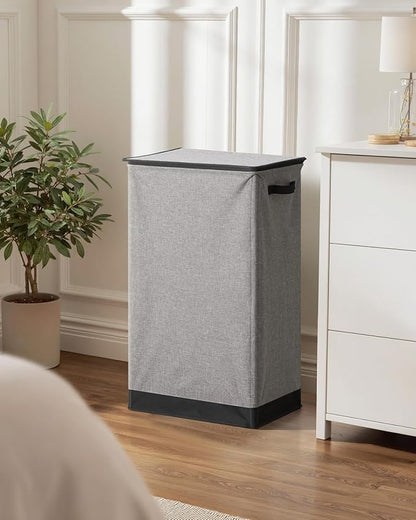 SOLEDI Laundry Hamper with Lid 100L Large & Tall Collapsible Laundry Basket