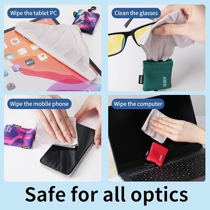 SEIBER Eyeglass Cleaning Microfiber Cloth -