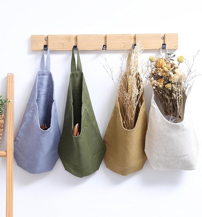 100% Linen Hanging Bags