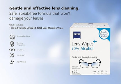 ZEISS Pre-Moistened Lens Cleaning Wipes