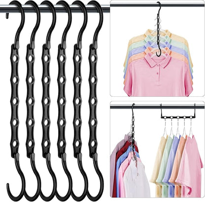 HOUSE DAY Closet Organizers and Storage 6 Pack, College Dorm Room Essentials
