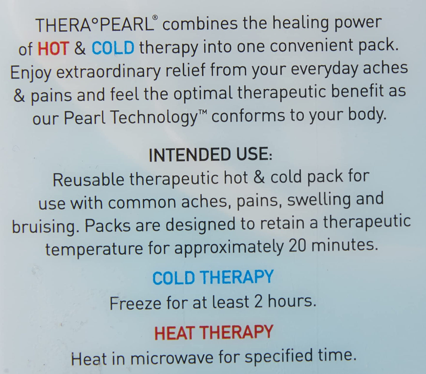 TheraPearl Eye Mask, Eye-ssential Mask with Flexible Gel Beads for Hot Cold Therapy