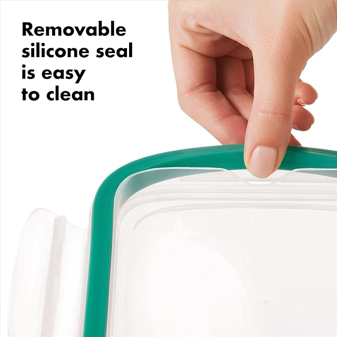 OXO Good Grips 3.5 Cup Smart Seal Airtight Glass Rectangle Food Storage