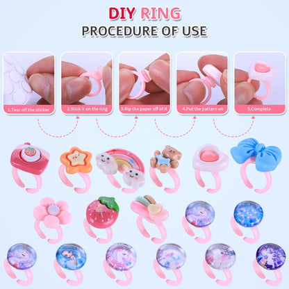 AIPRIDY 3200 Pcs Girls Toys Bracelet Making Kit, Unicorn/Mermaid Clay Beads Jewelry Activity Kit, DIY Crafts Birthday Christmas Gifts for Girls Ages 5 6 7 8 9 10 11 12 Years Old (Sapphire Blue)