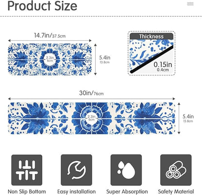 Kitchen Sink Splash Guard 1 PC 14.7 Inch Sink Faucet Mat Splash Guard