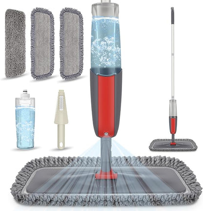 Spray Mops for Hardwood Floors Cleaning: MEXERRIS Falt Mop