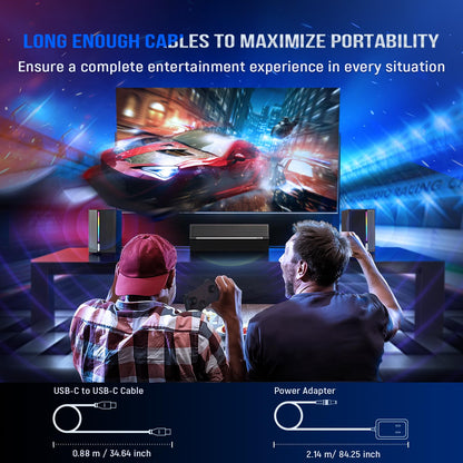 FIFINE Computer Speakers System with Subwoofer, Gaming Speaker for PC with RGB, Volume Control, Monitoring, 3.5mm Aux Input, AC Powered Speakers for Desktop Mobile TV-AmpliGame A22