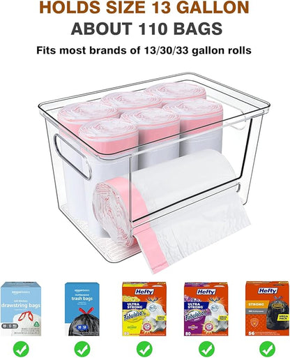 Trash Bag Holder, Acrylic Garbage Bag Dispenser
