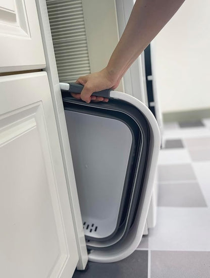 SAMMART 40L Collapsible Plastic Laundry Basket