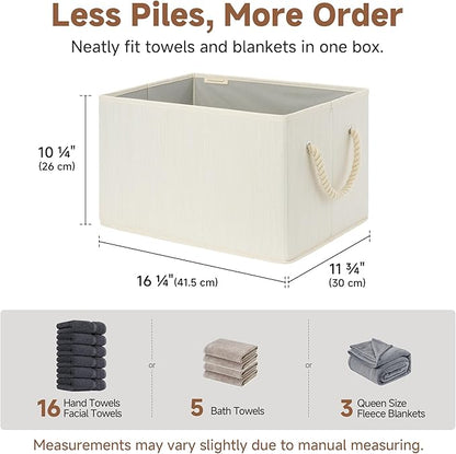 StorageWorks Collapsible Storage Bins, Closet Organizer Bins