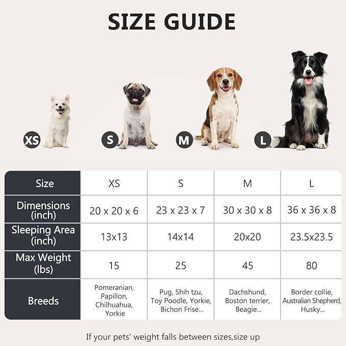 MIXJOY Orthopedic Dog Bed Comfortable Donut Cuddler Round Pet Beds Ultra Soft Washable Dog and Cat Cushion Bed (23'', Coffee)