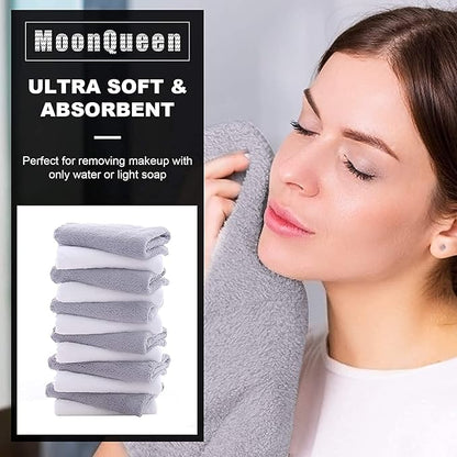 MOONQUEEN 30 Pack Microfiber Face Towel