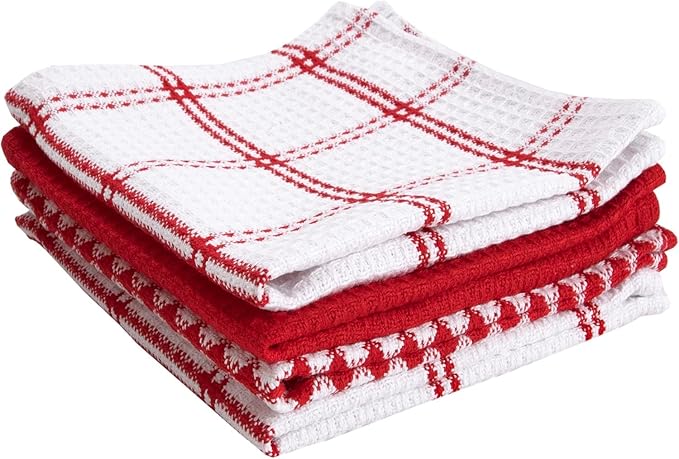 T-Fal Premium Waffle Dish Cloths: Highly Absorbent, Super Soft Long Lasting