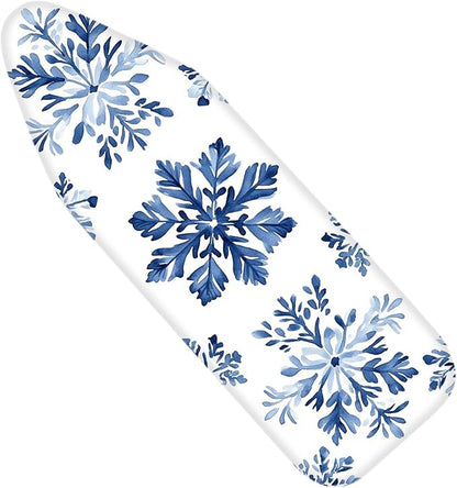 Nuxovilar Blue Snowflake Ironing Board Cover, 15 * 54inch, Fit Most Standard