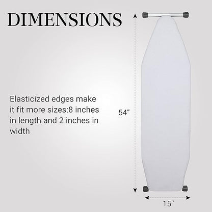 Ironing Board Cover and Pad | 100% Cotton Cover