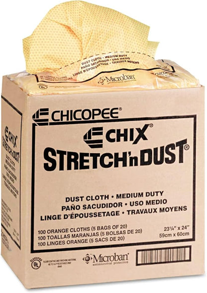 Chicopee 0416 Stretch 'n Dust, Medium Duty 24" x 24" Unfolded Dust Clothes