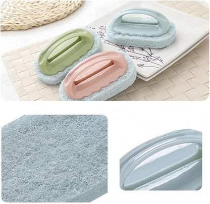 Kitchen Sponge Bathtub Pool Scrub Brush Strong Scouring Dish Washing Cleaning