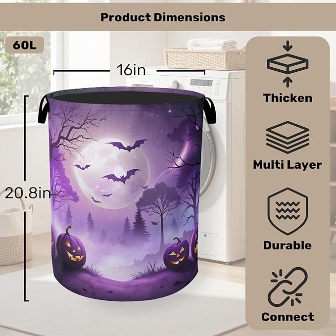 Pumpkin Party Foldable Laundry Hamper