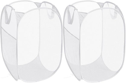 2 Pack Durable Collapsible Laundry Baskets