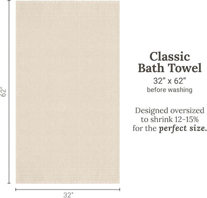 GILDEN TREE Waffle Towels for Bathroom, 100% Cotton Quick Dry Towel, Waffle