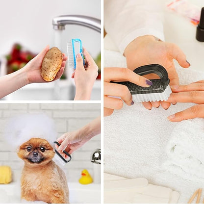 Handle Grip Cleaning Nail Brush, Larbois Nail Brushes Hand Fingernail Brush