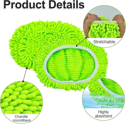 Reusable Mop Pads for Swiffer, Wet Dry Sweeping Mop Pad for Swiffer Sweeper Mop