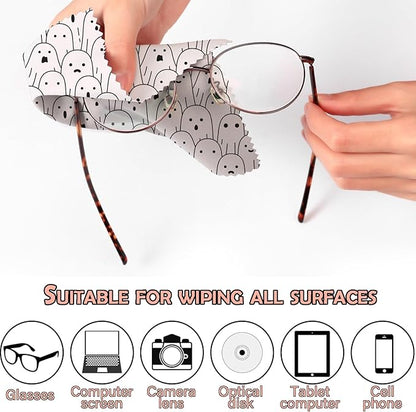 6 PCS Glasses Cleaning Cloth Eyeglass Cleaning Cloth Lens Eyeglasses Microfiber