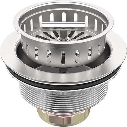 BOTEMY B9171 Kitchen Sink Drain 3 1/2 Inch Kitchen Sink Drain Strainer Assmebly