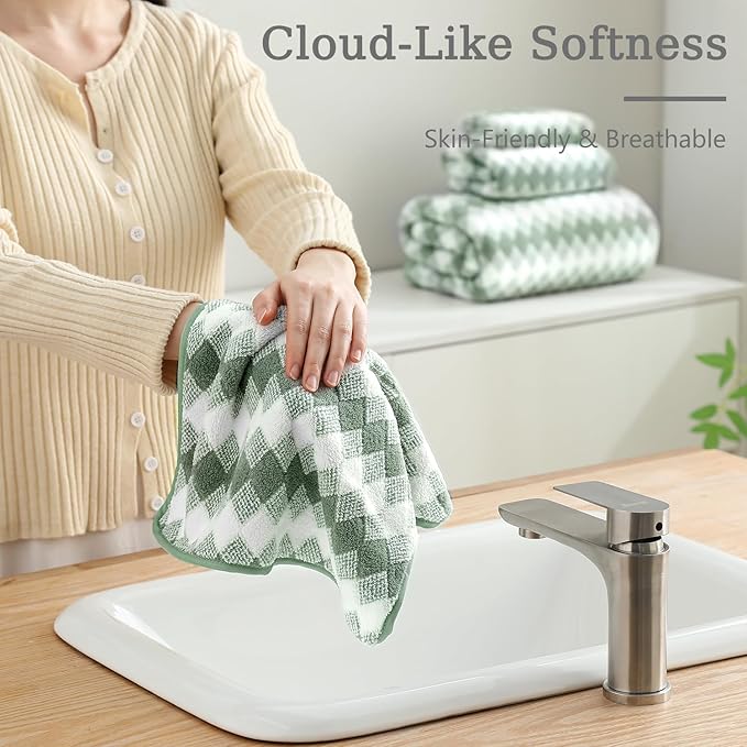 4 Piece Bath Towel Set Oversized Bath Sheet 35"x70" Bathroom Towel Extra Large