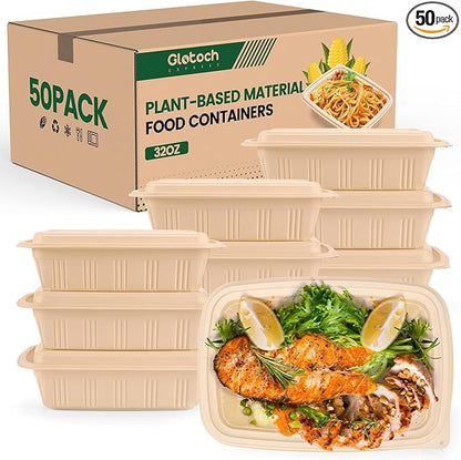 100 Piece Meal Prep Containers
