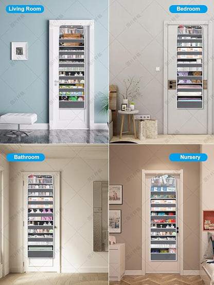 Over the Door Organizer 7 Tiers - 55lb Heavy Duty Door Hanging Organizer
