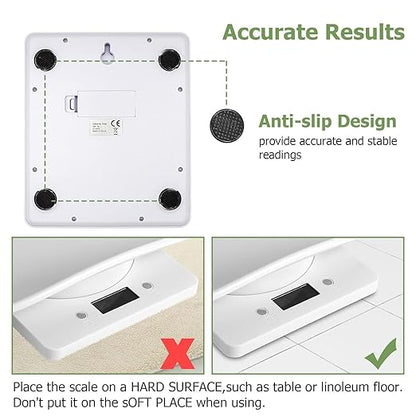 Digital Small Animals Scales for Weighing with Tape Measure, Puppy Whelping Scale Weigh Your Kitten, Rabbit with High Precision, Multifunction Electronic Baby Scales for Small Dogs