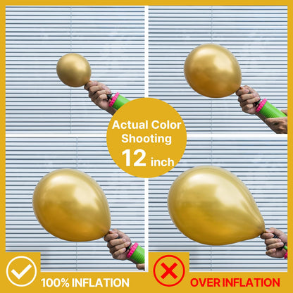 PartyWoo Gold Balloons 127pcs Different Sizes of 36 18 12 10 5 Inch Gold Balloon Arch Kit Garland for Graduation Birthday Wedding Anniversary Baby Shower Retirement Casino Party Decorations Gold-G101