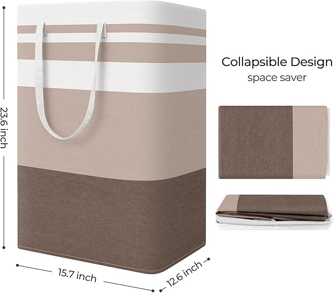 StorageRight Large Collapsible Laundry Basket Hamper