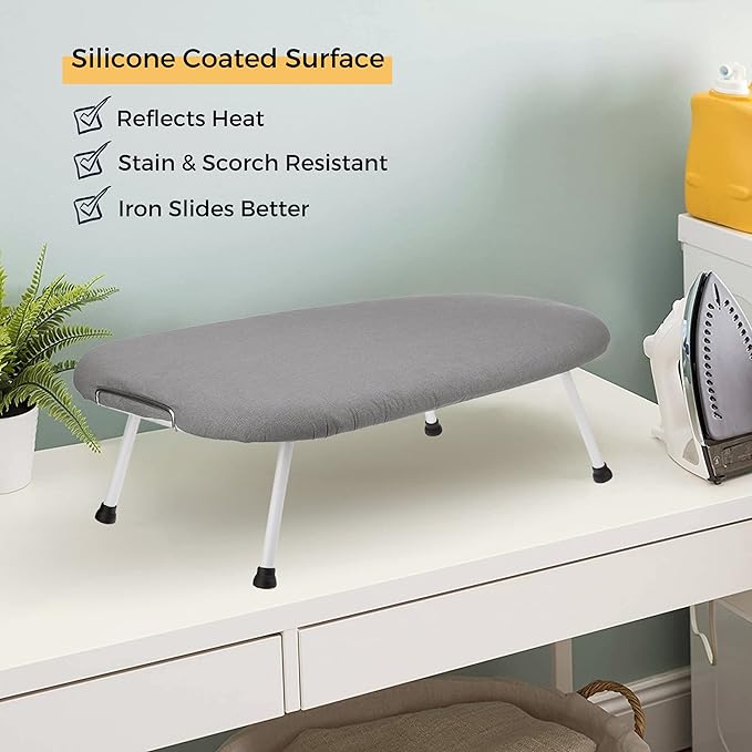 SAVUK 12 X 30 inch Smart Table top Ironing Board Cover and Pad