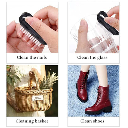 Nail Cleaning Brush- 20 Pcs Home Plastic Nail Brushes