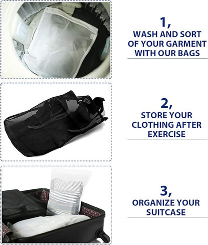 TENRAI Delicates Laundry Bags, Bra Fine Mesh Wash Bag