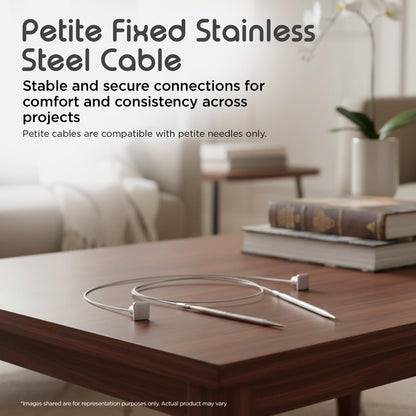 KnitPro Stelo Petite Mini Interchangeable Needle Set 2" (5cm) & 3" (7.5cm) | 4 US Sizes (0 to 2)