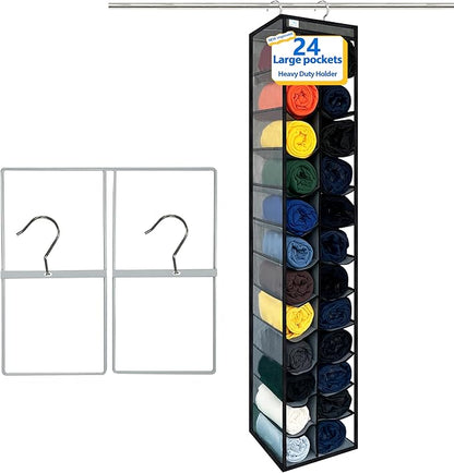 Closet Organization, 24 Section, Hanging Closet Organizer, Space Saving