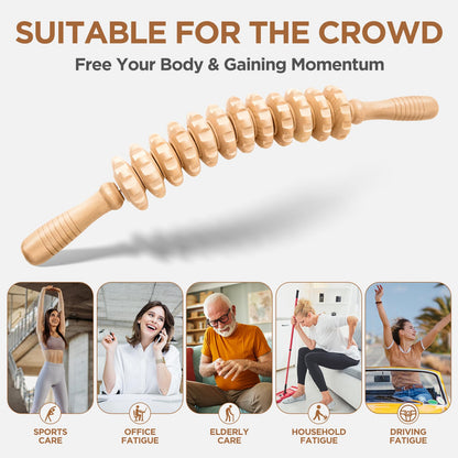 Muscle Roller, Massage Roller Stick for Athletes, Help Reducing Muscle Soreness Cramping Tightness Leg Arms Back Calves Muscle Massager