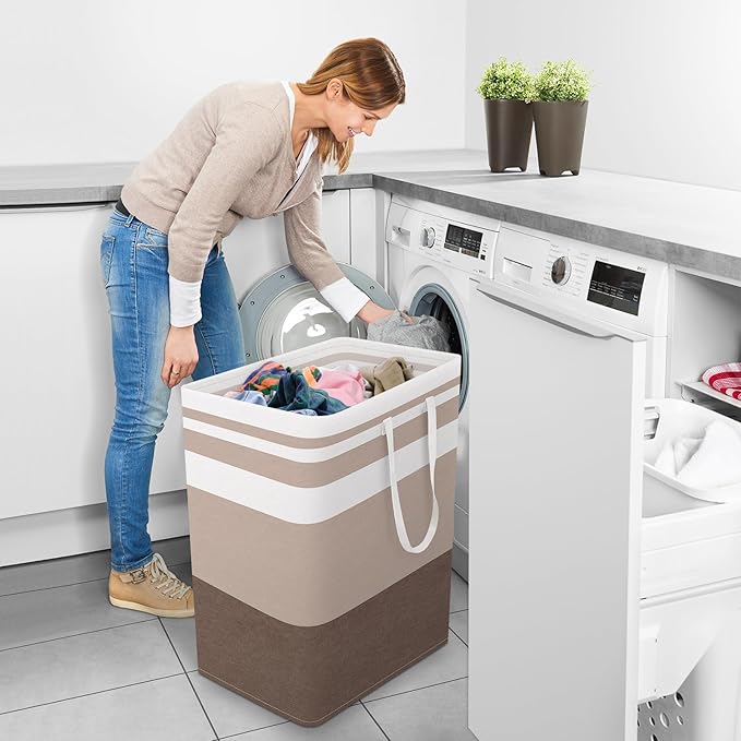 StorageRight Large Collapsible Laundry Basket Hamper