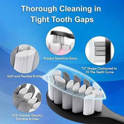 Electric Toothbrush for Adults and Kids, Comes