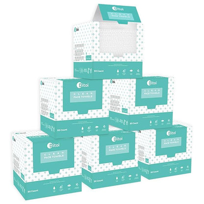 Face Towels, Face Towelettes XL, Ultra Soft Makeup Remover Dry Wipes, Thick