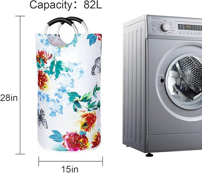 Dalykate Large Laundry Basket 82L Collapsible Oxford Fabric Laundry Hamper