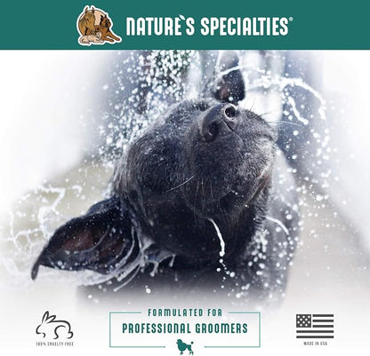 Nature's Specialties Plum Silky Ultra Concentrated Dog Shampoo Conditioner, Makes up to 6 Gallons, Natural Choice for Professional Pet Groomers, Silk Proteins, Made in USA, 32 oz