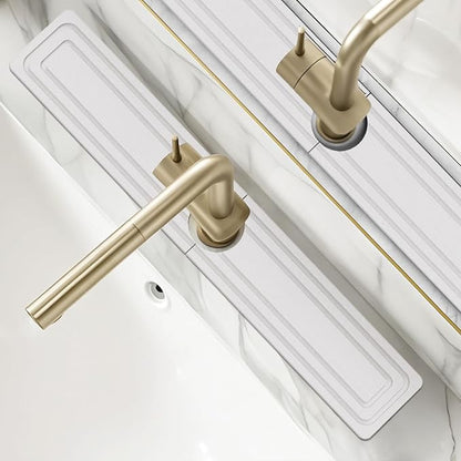 Faucet Mat for Kitchen Sink, Rapidly Absorbing Diatomite Fast Drying Stone