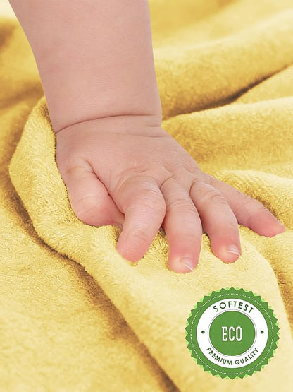 HIPHOP PANDA Baby Washcloths, Rayon Made from Bamboo